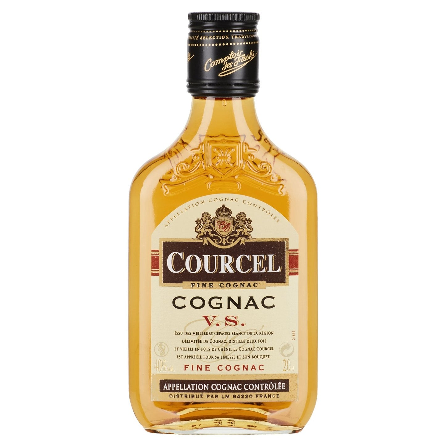 Cognac Courcel – 20 cl – 40 % vol - Apéro Chartrain