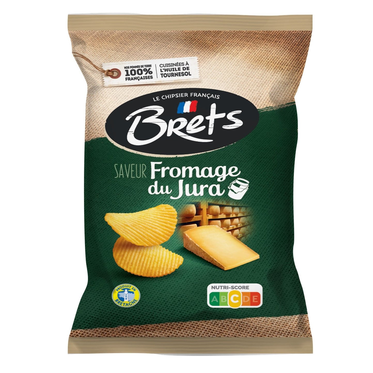 CHIPS BRETS FROMAGE DU JURA 125 G