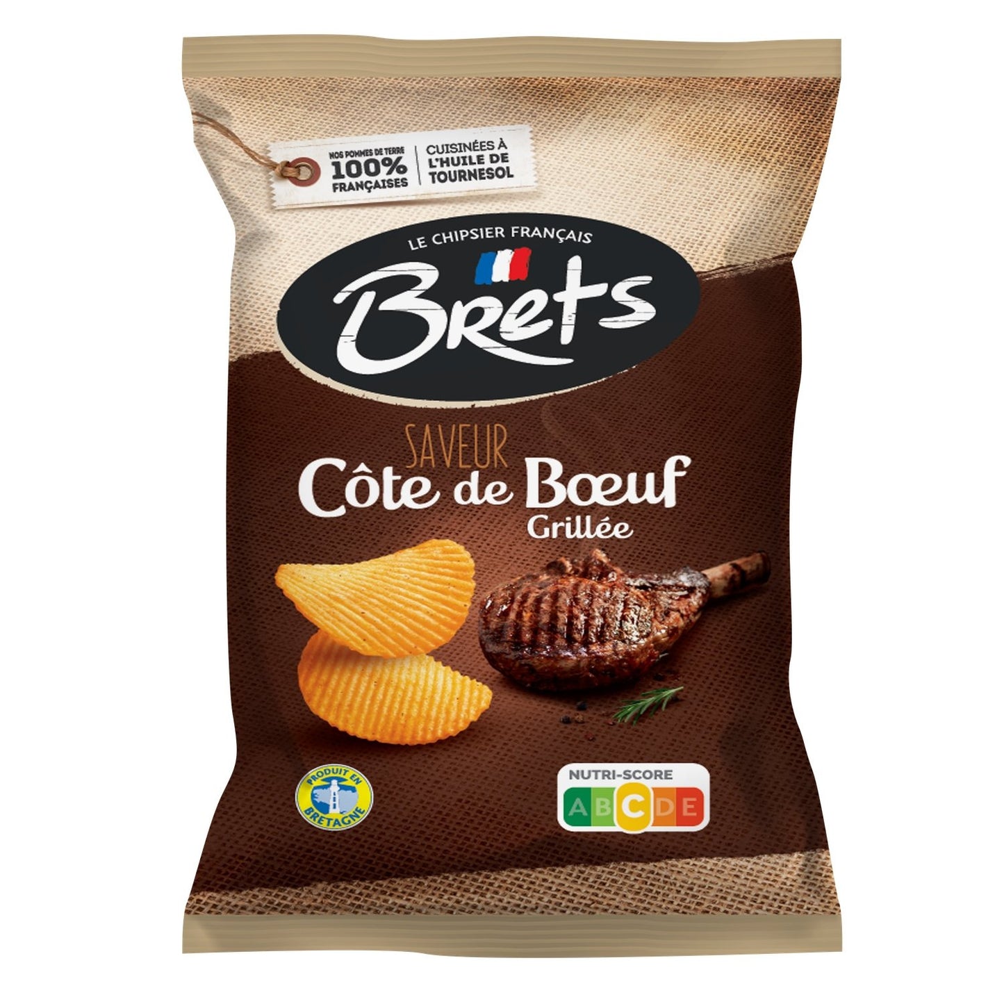 CHIPS BRETS COTE DE BŒUF 125 G