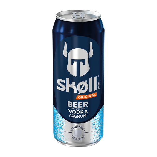 Skoll 50cl - Bière blonde brésilienne légère – 4,7% vol.