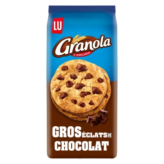 Lu – Granola Cookies Gros Éclats de Chocolat – 184 g