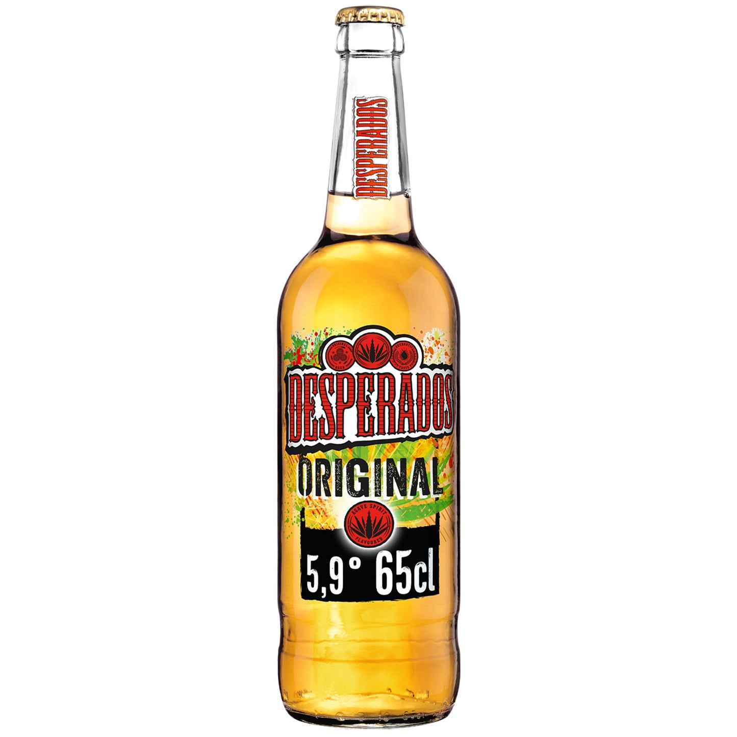 Desperados 65cl - Bière blonde aromatisée à la tequila – Audacieuse & festive – 5,9% vol. - Apéro Chartrain
