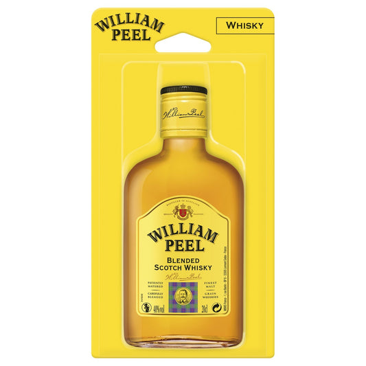 🥃 William Peel Blended Scotch Whisky – 20 cl – 40% vol.
