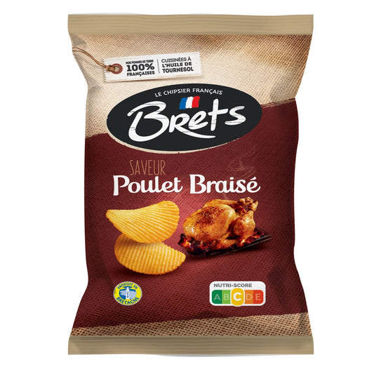 CHIPS BRETS POULET BRAISE 125 G