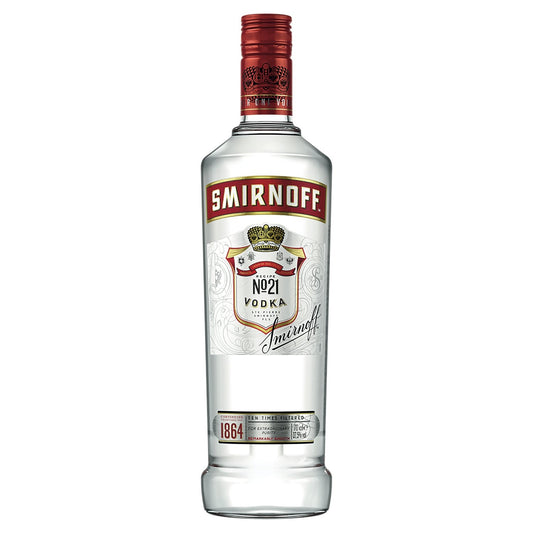 Vodka Smirnoff 70 cl – Vodka triple distillée – 37,5% vol.