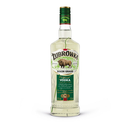 Vodka Zubrowka Bison Grass 70 cl – Vodka polonaise à l’herbe de bison – 40% vol
