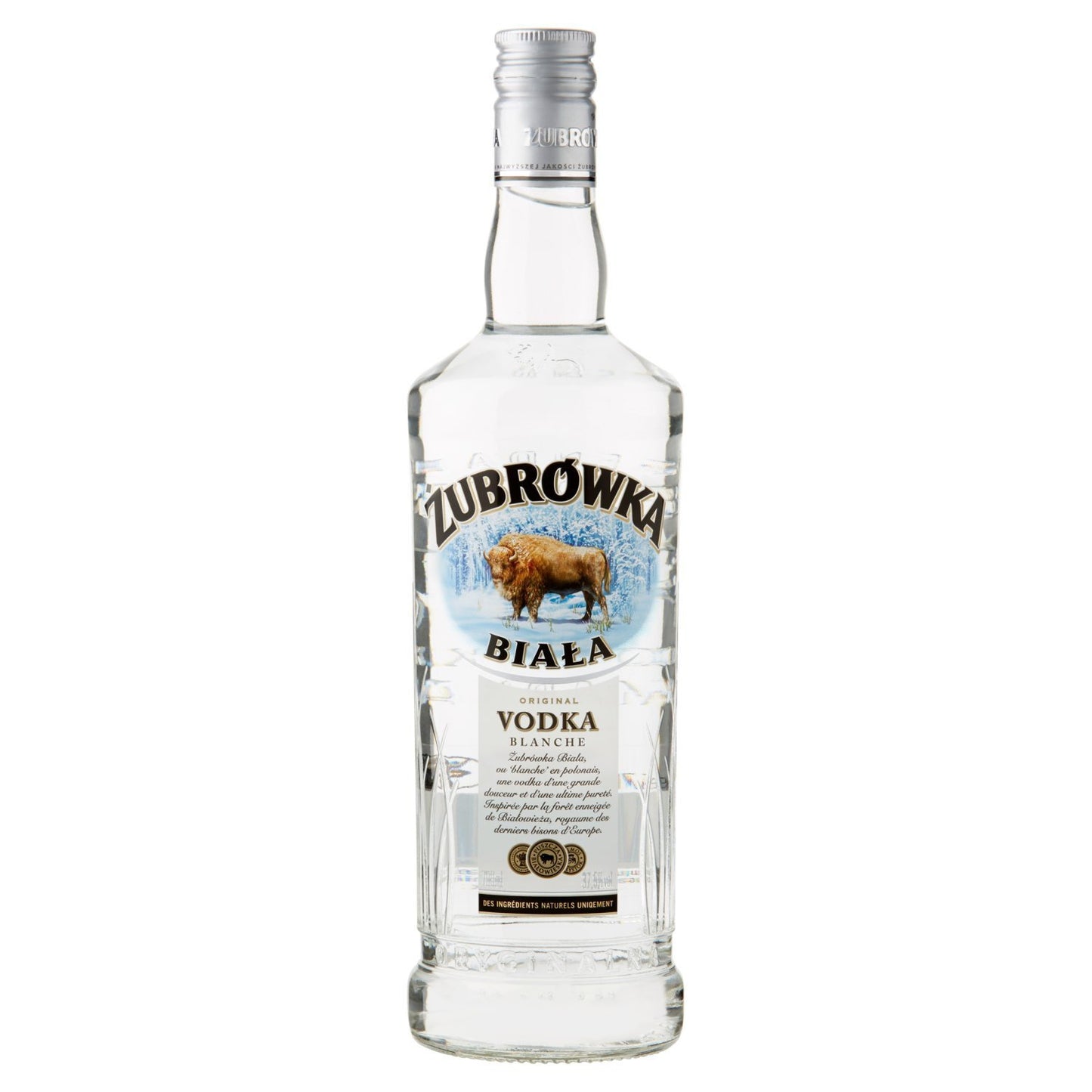 Vodka Zubrowka Biala 70 cl – Vodka polonaise pure & cristalline – 40% vol
