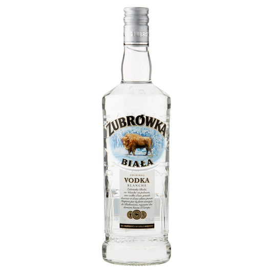 Vodka Zubrowka Biala 70 cl – Vodka polonaise pure & cristalline – 40% vol