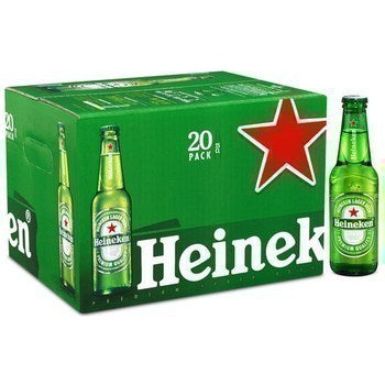 Heineken 20x25cl - Bière blonde néerlandaise – Fraîcheur et équilibre – 5% vol.