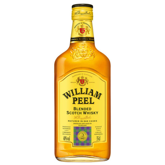 🥃 William Peel Blended Scotch Whisky – 35 cl – 40% vol.