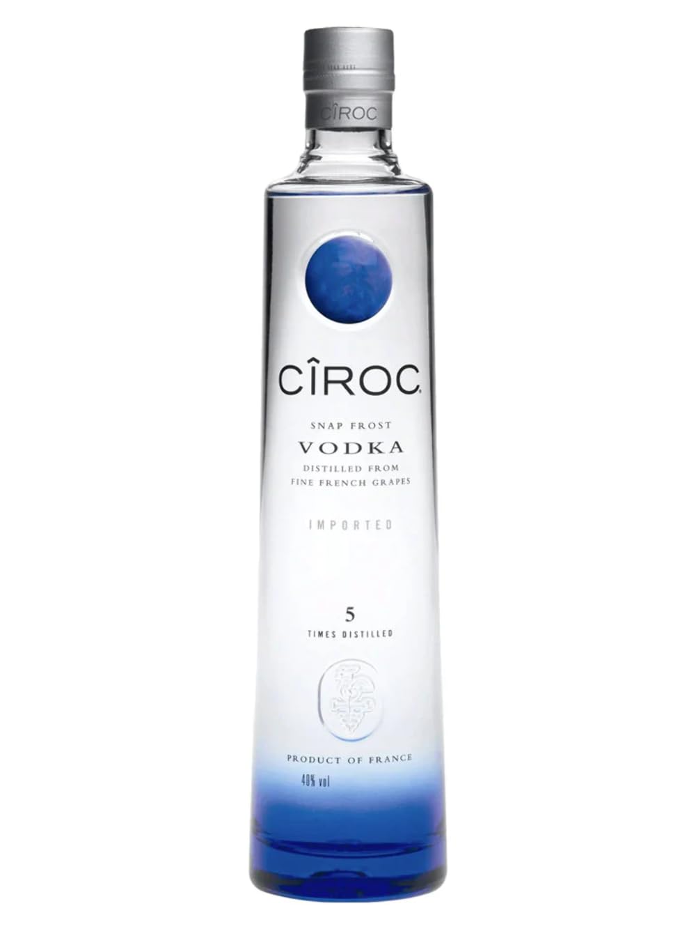 Vodka Ciroc 1L – Vodka française aux raisins – 40% vol
