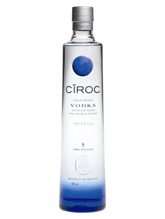 Vodka Ciroc 1L – Vodka française aux raisins – 40% vol