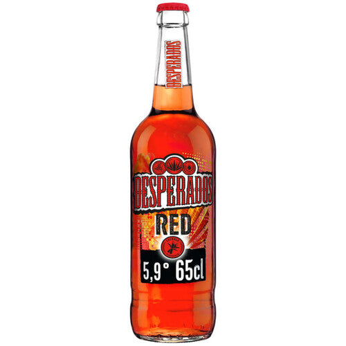 Desperados Red 65cl - Bière aromatisée à la tequila – 6% vol. – fruitée - Apéro Chartrain