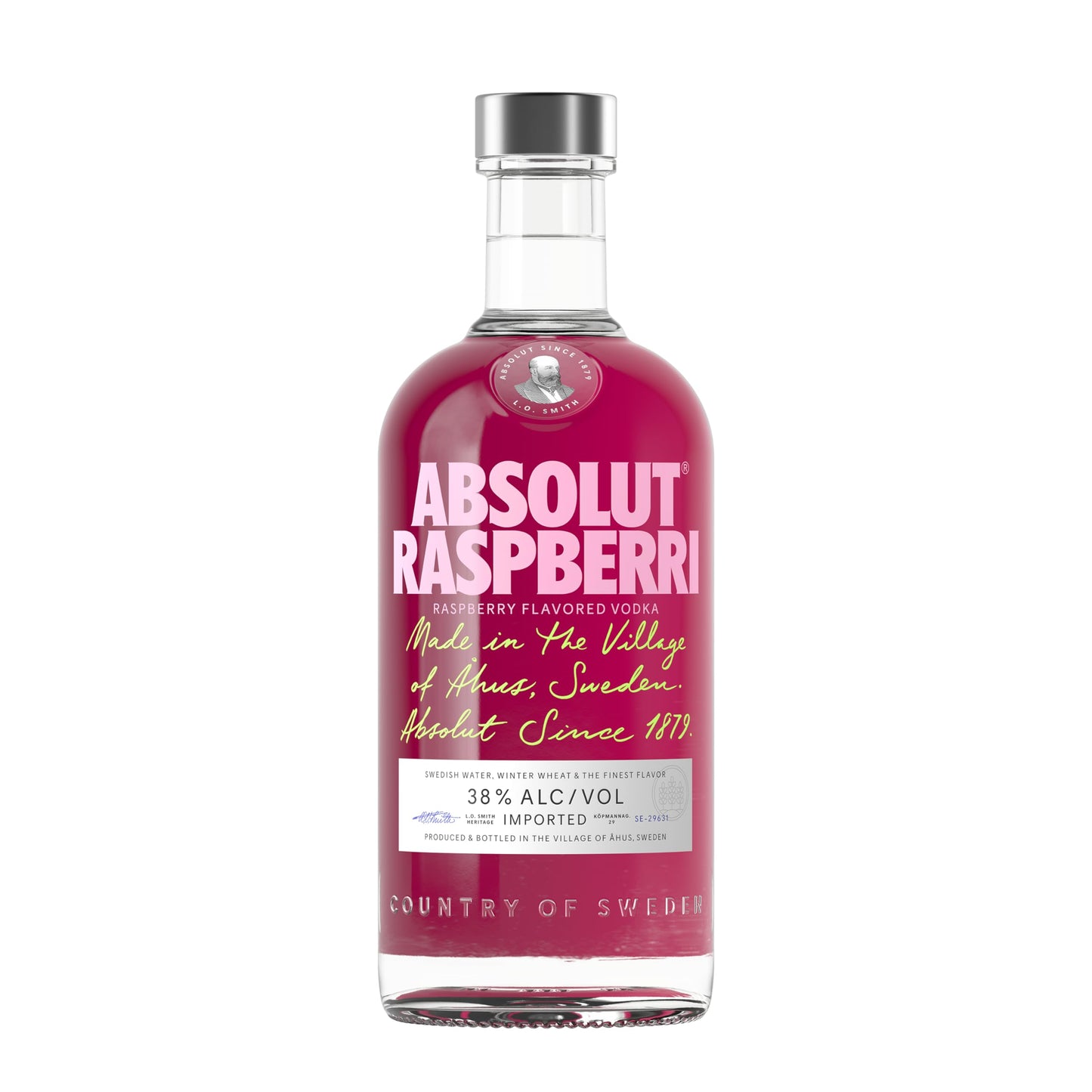 Vodka Absolut Raspberri 70 cl – Saveur framboise intense – 40% vol