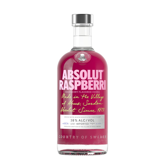 Vodka Absolut Raspberri 70 cl – Saveur framboise intense – 40% vol