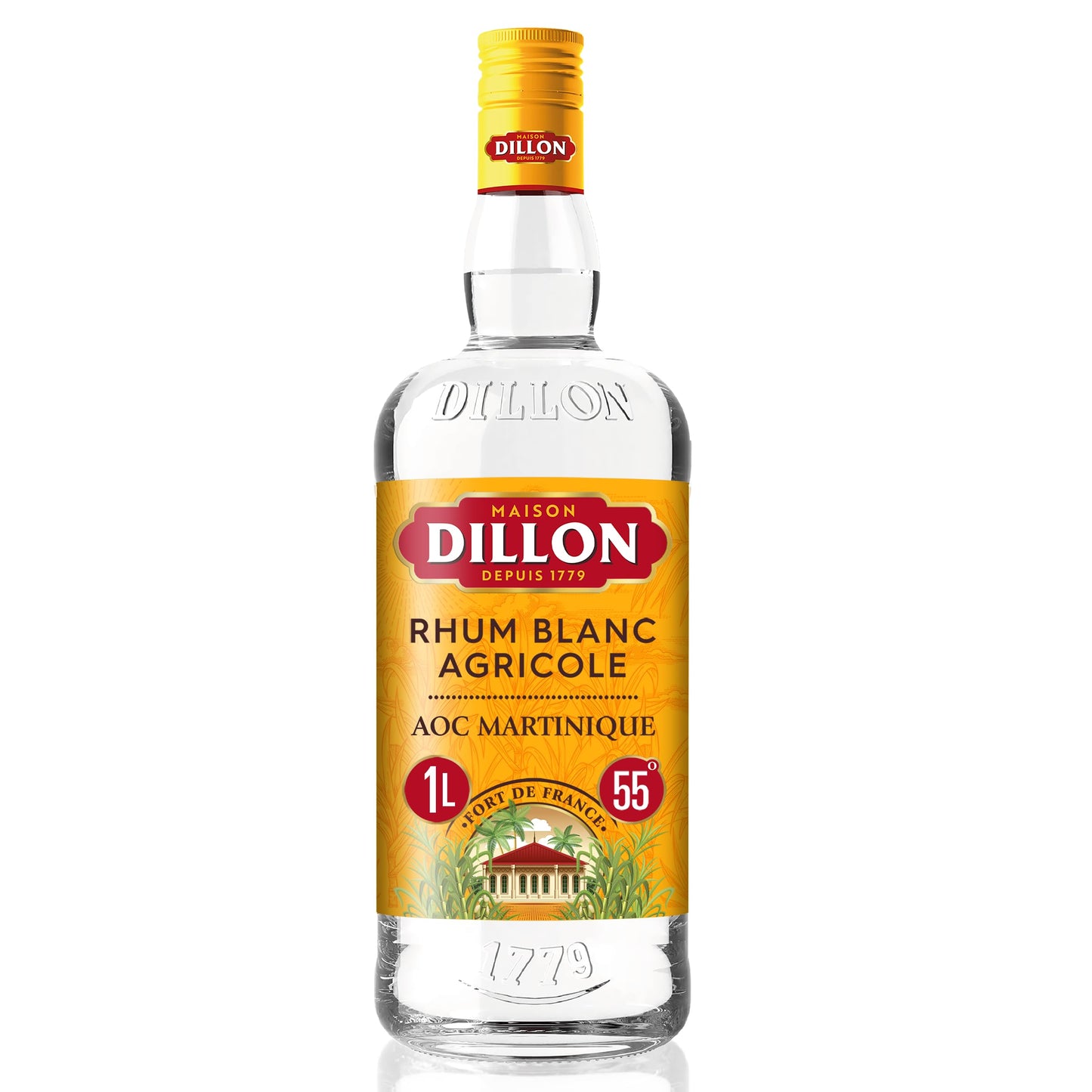 🌴 Dillon Rhum Blanc Agricole – 1L – 50% vol.