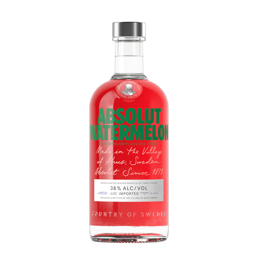 Vodka Absolut Watermelon 70 cl – Saveur pastèque ultra-fraîche – 38% vol
