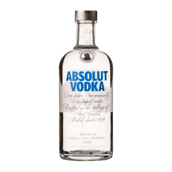 Vodka Absolut 20 cl – Vodka suédoise emblématique – 40% vol