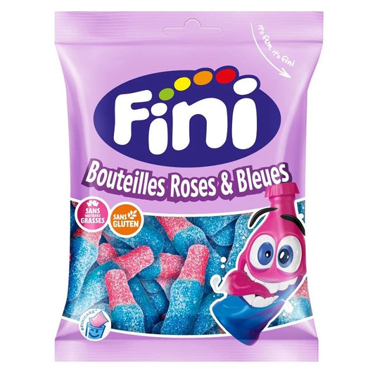 Fini – Bouteilles Roses & Bleues – Bonbons Gélifiés – 90 g
