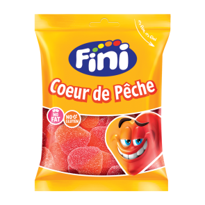 Fini – Cœur de Pêche – Bonbons Gélifiés – 90 g

