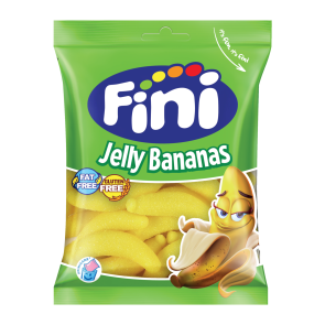 Fini – Jelly Bananas – Bonbons Gélifiés Banane – 90 g
