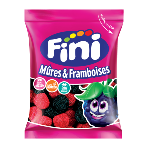 Fini – Mûres & Framboises – Bonbons Gélifiés – 90 g

