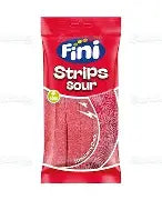 Fini – Strips Sour Strawberry Shock – Bonbons Acidulés Fraise – 90 g
