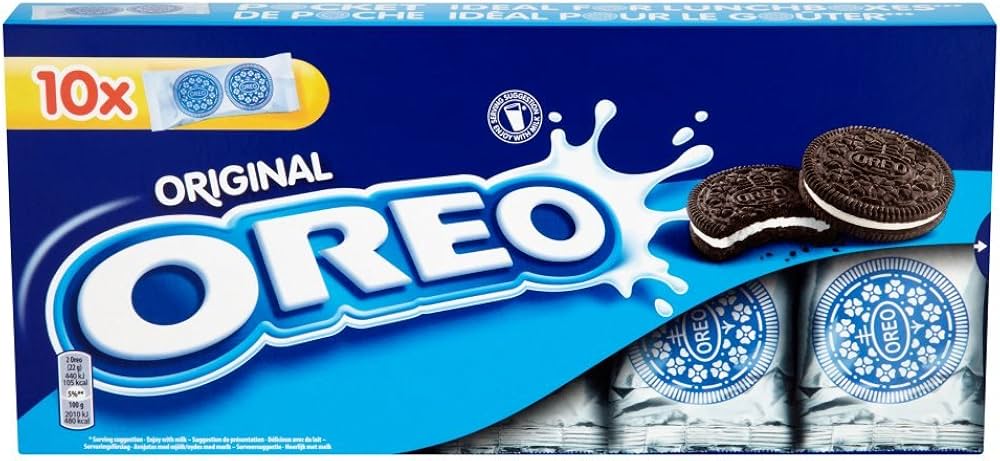 Oreo – Biscuits Original – Fourrage Crème Vanille – 220 g
