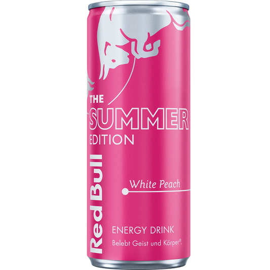 Red Bull Summer Edition Pêche Blanche 25cl – Canette – Livraison Chartres