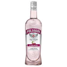 Vodka Poliakov Cherry 70 cl – Vodka aromatisée cerise – 32% vol.