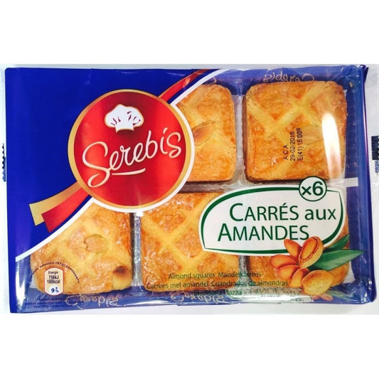 CARRES FOURRES AMANDES 280 G