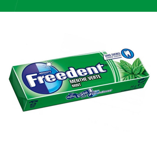 FREEDENT WHITE MENTHE VERTE