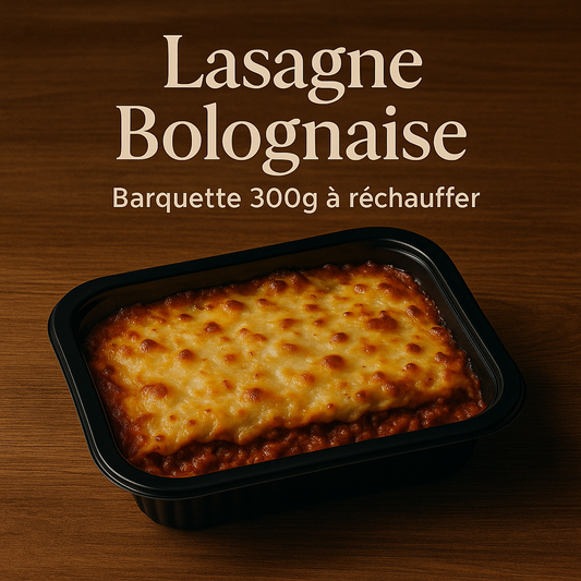 Lasagne Bolognaise – Barquette 300g à réchauffer