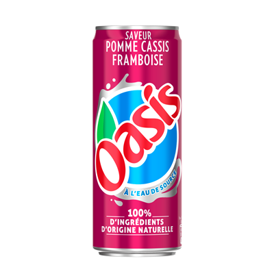 OASIS POMME CASSIS FRAMBOISE 33 CL
