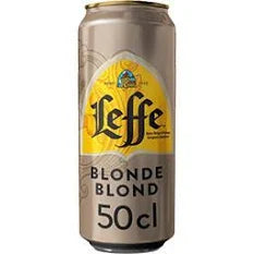 Leffe Blonde 50cl - Bière d’abbaye belge – Blonde riche et équilibrée – 6,6% vol.