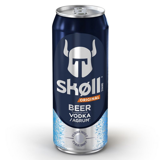 Skoll 50cl - Bière blonde brésilienne légère – 4,7% vol.