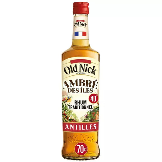 🌴 Old Nick Rhum Ambré – 70 cl – 40% vol.